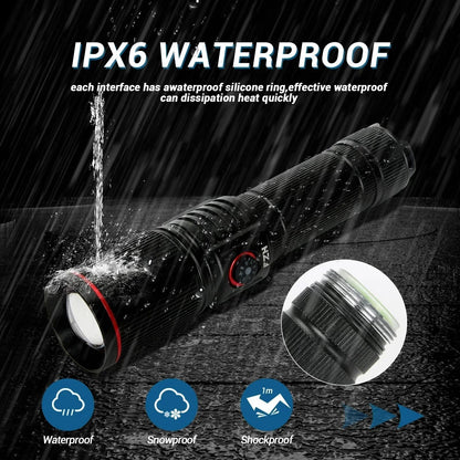High Bright Rechargeable LED Flashlight 6