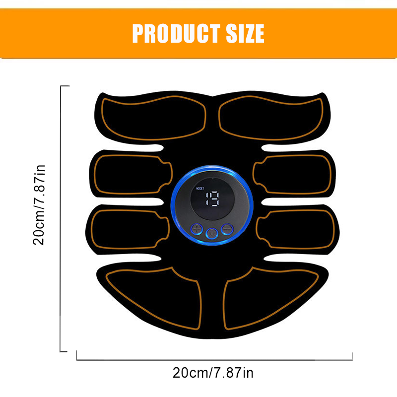 Muscle Stimulator Fitness Weight Loss EMS ABS Stimulator Muscle Toner Massager Abdominal Training S