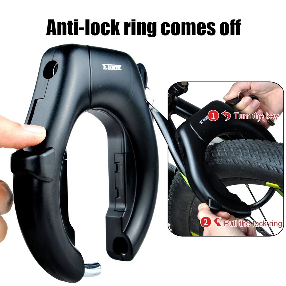 Heavy Duty Hardened Steel Bike Lock for Road and Mountain Bikes