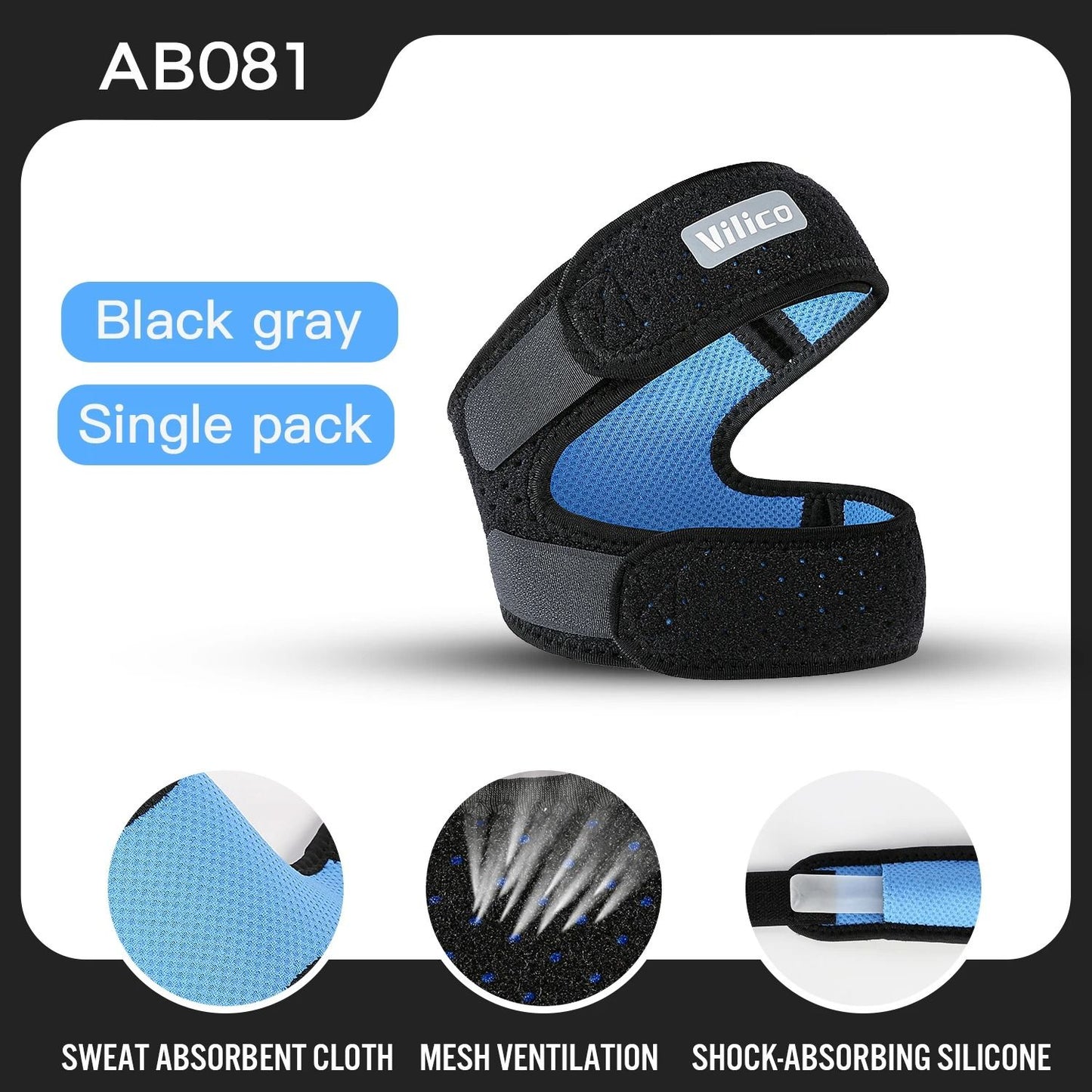Adjustable Knee And Thigh Compression Band Strap 9