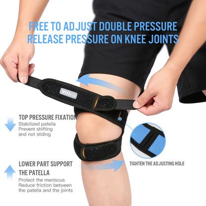 Adjustable Knee And Thigh Compression Band Strap 2