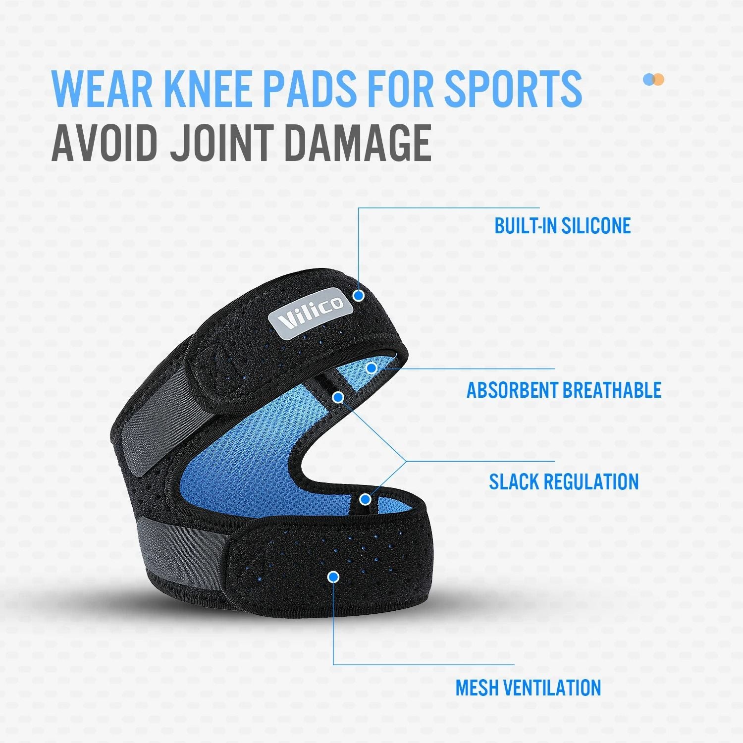 Adjustable Knee And Thigh Compression Band Strap 3