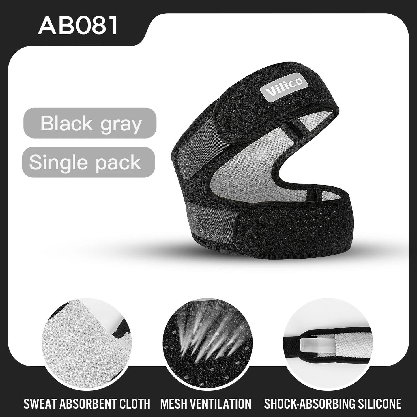 Adjustable Knee And Thigh Compression Band Strap 7