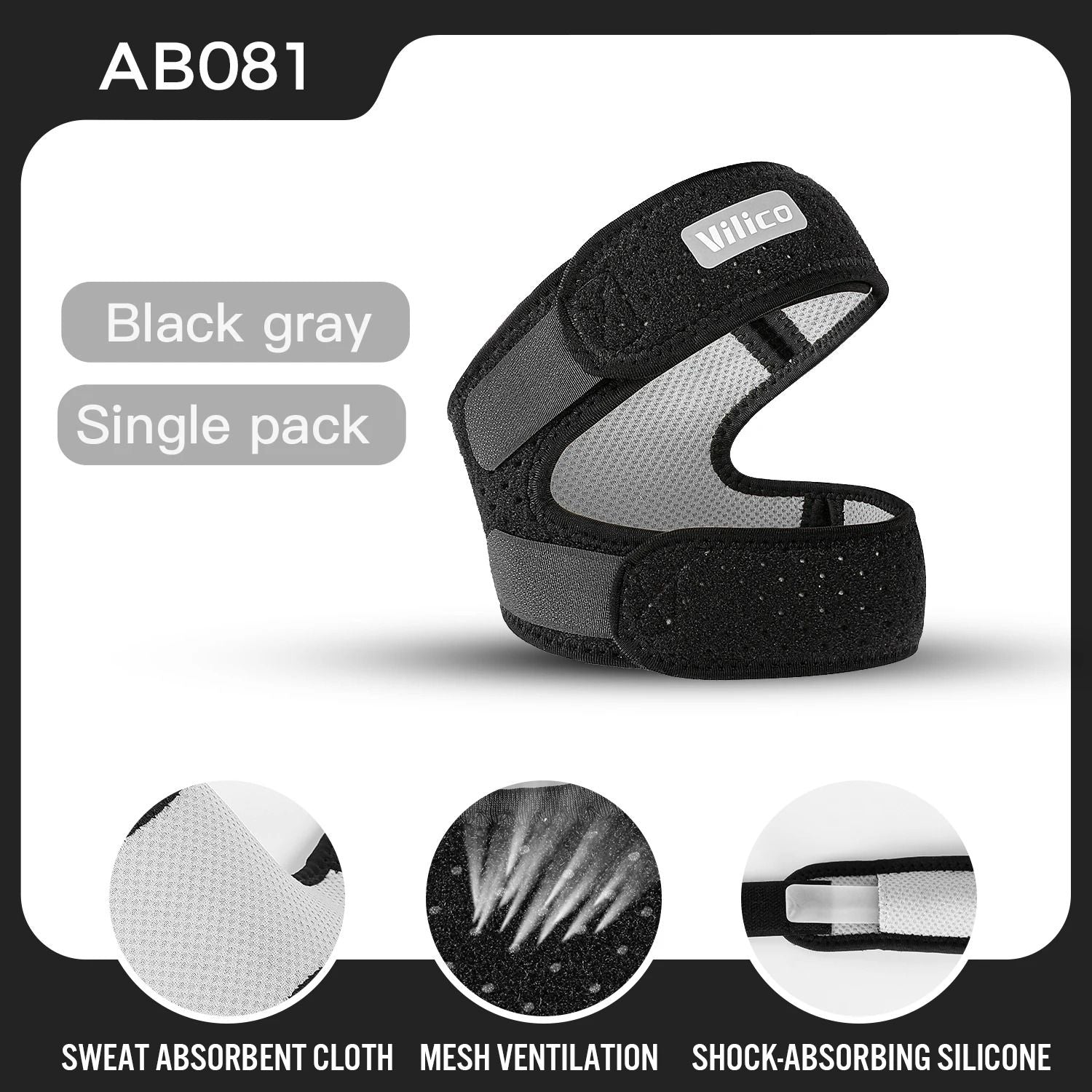 Adjustable Knee And Thigh Compression Band Strap 7