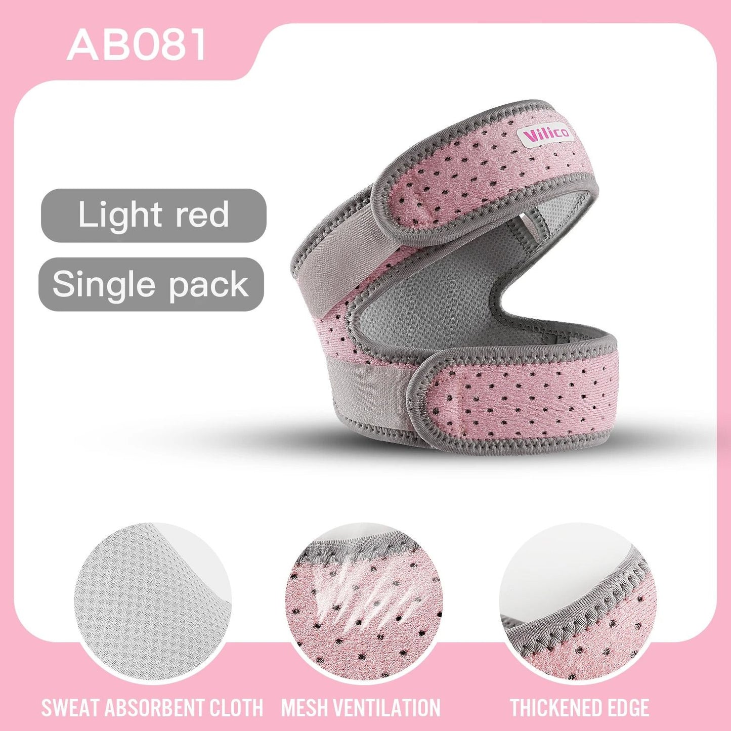 Adjustable Knee And Thigh Compression Band Strap 8