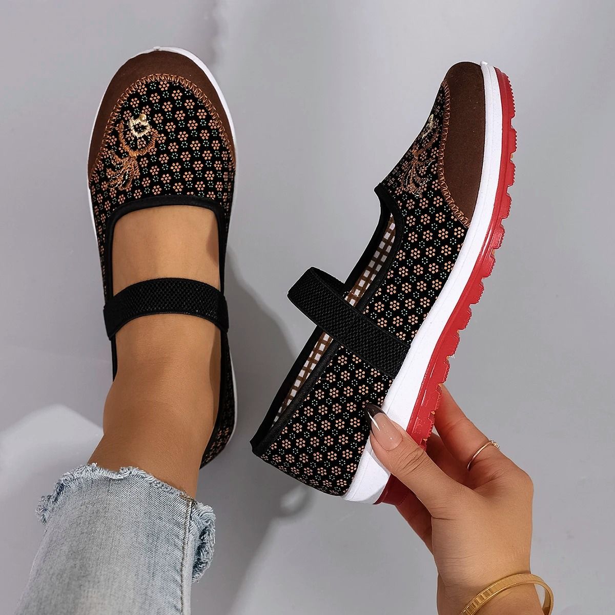 Womens Comfortable Casual SlipOn Shoes With Soft Soles 1