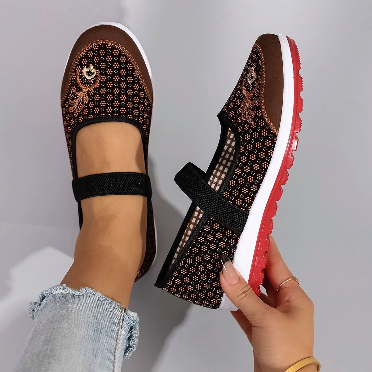 Womens Comfortable Casual SlipOn Shoes With Soft Soles 4