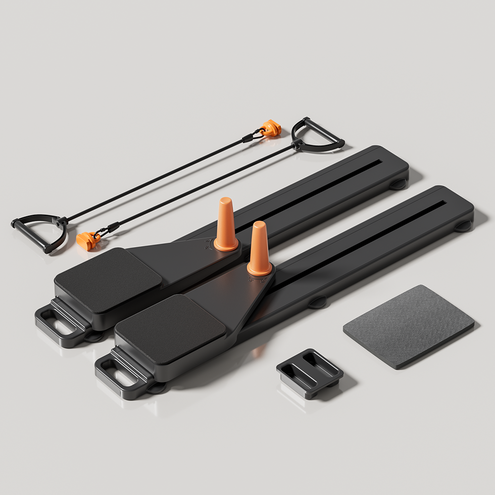 Lightweight Full Body Fitness Split Pilates Reformer 2in1 Abs  Ski Board For Home Gym Portable Core 8