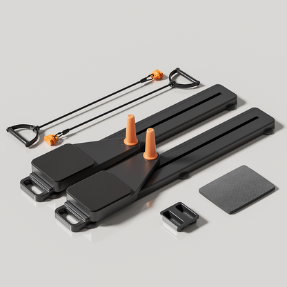 Lightweight Full Body Fitness Split Pilates Reformer 2in1 Abs  Ski Board For Home Gym Portable Core 8