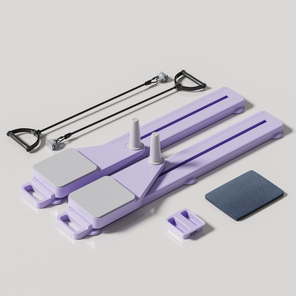 Lightweight Full Body Fitness Split Pilates Reformer 2in1 Abs  Ski Board For Home Gym Portable Core 9