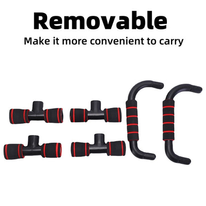 Durable Push Up Stand Home Gym Exercise Station I Shaped Prone Push Up Support Foam For Chest Muscl 2