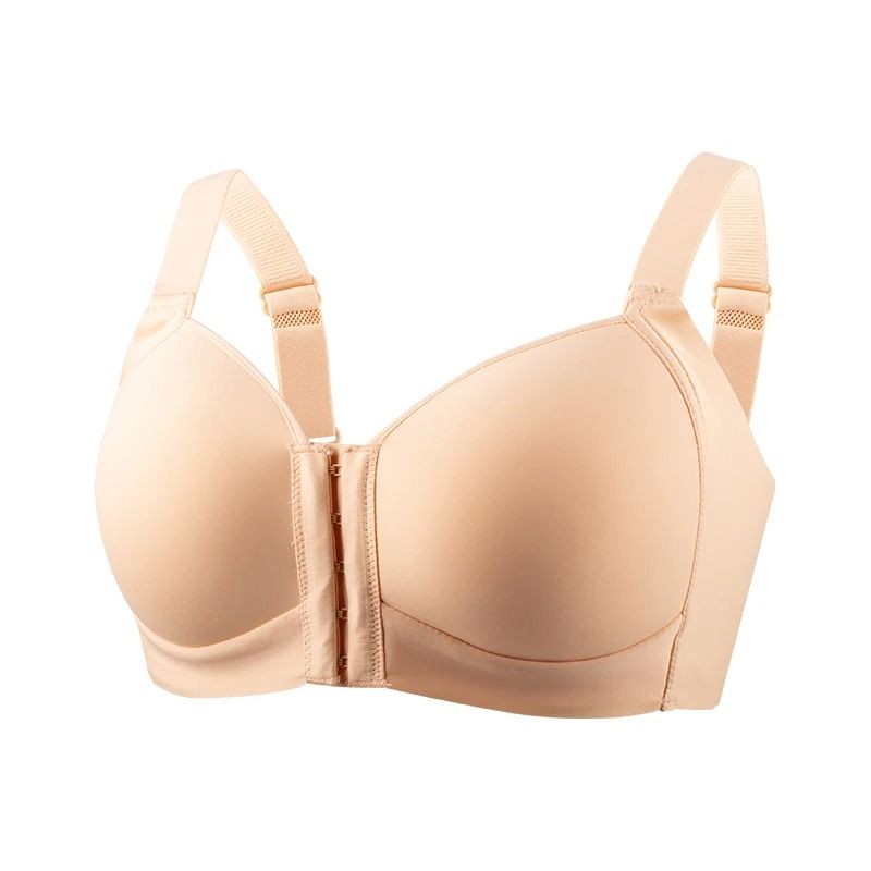 Womens Front Closure Wireless Plus Size Bralette 5