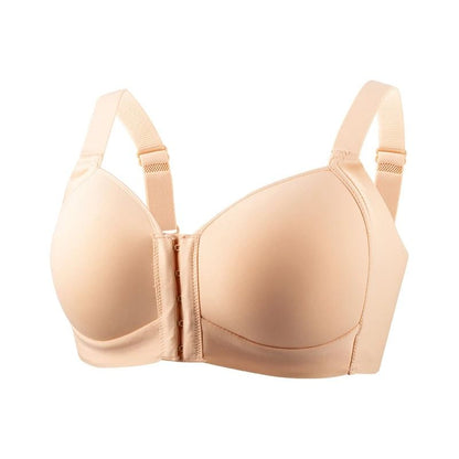 Womens Front Closure Wireless Plus Size Bralette 5