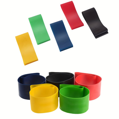 Exercise Bands Set 5Pcs Full Body Fitness Bands For Legs Hips Arms Stretching Home Gym Yoga Pilates 2