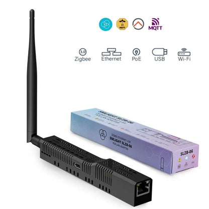 Zigbee to Ethernet USB WiFi Gateway with PoE Support