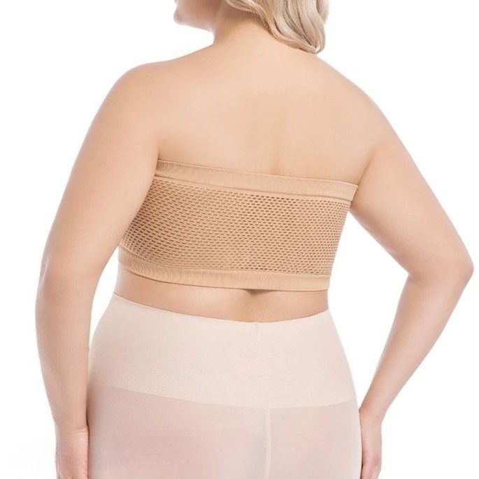 Strapless Front Button Wireless Bra With Seamless Support 1