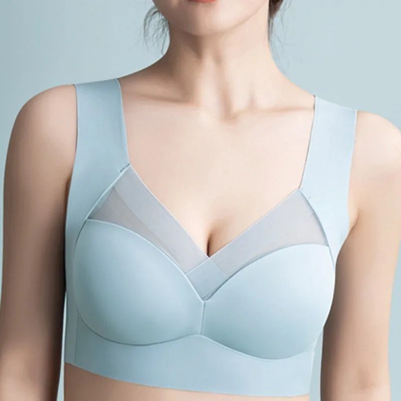 Seamless Wireless Sleep Bra With Comfortable Padded Support 2