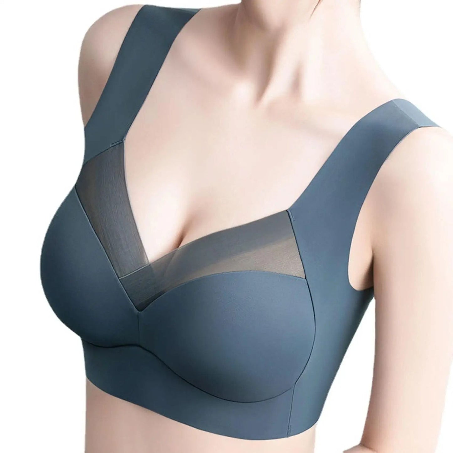 Seamless Wireless Sleep Bra With Comfortable Padded Support 8