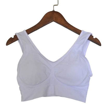 Active Womens Sports Bra Plus Size Seamless Yoga Top 11