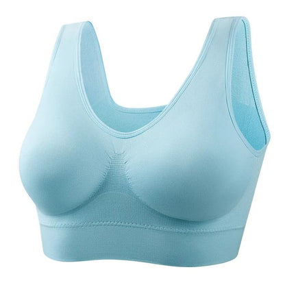 Active Womens Sports Bra Plus Size Seamless Yoga Top 4