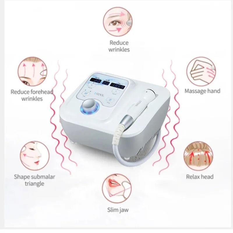 Portable Hot And Cold EMS Facial Beauty Device For Skin Tightening And Anti Puffiness 4