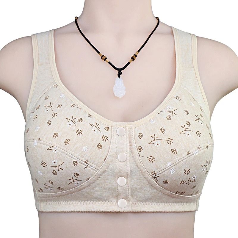 Comfortable Cotton Wireless Front Closure Bra For Women 10