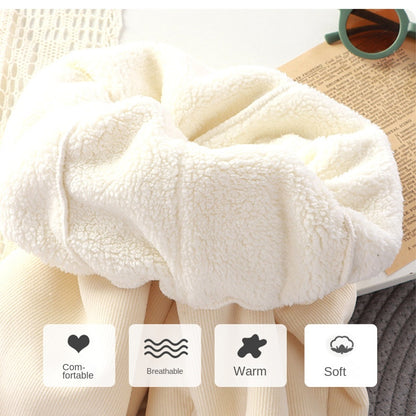 Winter Sweatpants for Boys & Girls, Thick Casual Pants, Loose Sports Trousers with Baby Pockets, Student Warm Kids Pants