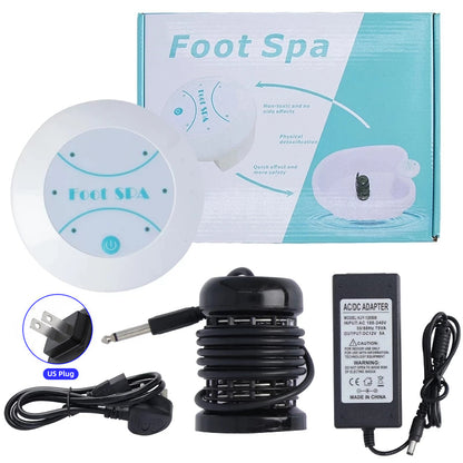 Deep Tissue Clean Foot Bath Spa Massager Detox Ionic Foot Spa Bath Machines Vibration Massage Care  6