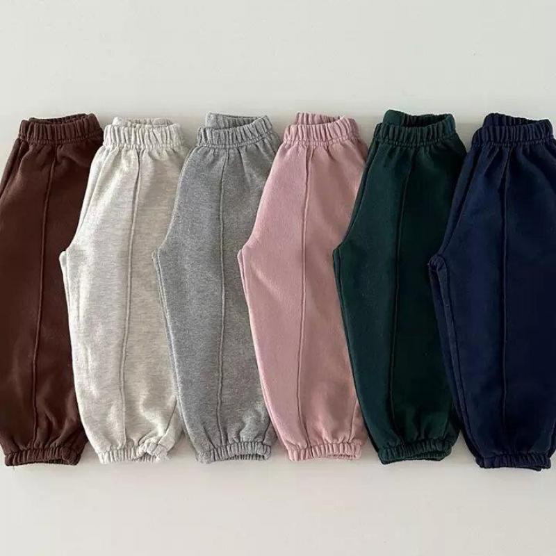 Children Casual Pants Autumn New Baby Loose Trousers Infant Toddler Sport Pants Boys Girls Solid Sw 1
