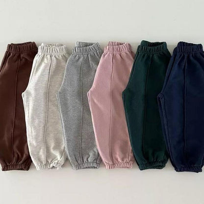 Children Casual Pants Autumn New Baby Loose Trousers Infant Toddler Sport Pants Boys Girls Solid Sw 1