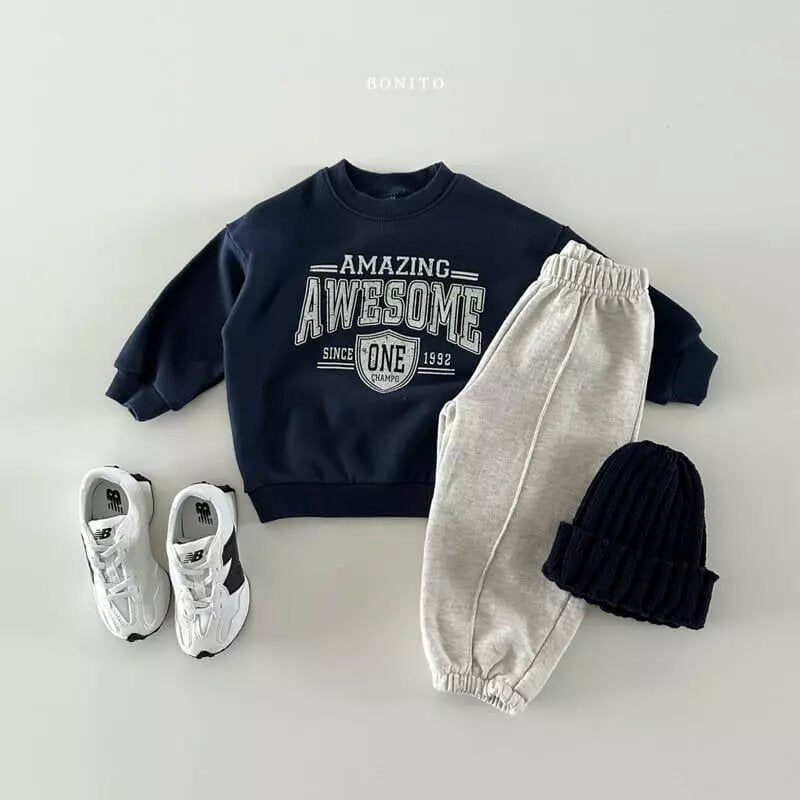 Children Casual Pants Autumn New Baby Loose Trousers Infant Toddler Sport Pants Boys Girls Solid Sw 2