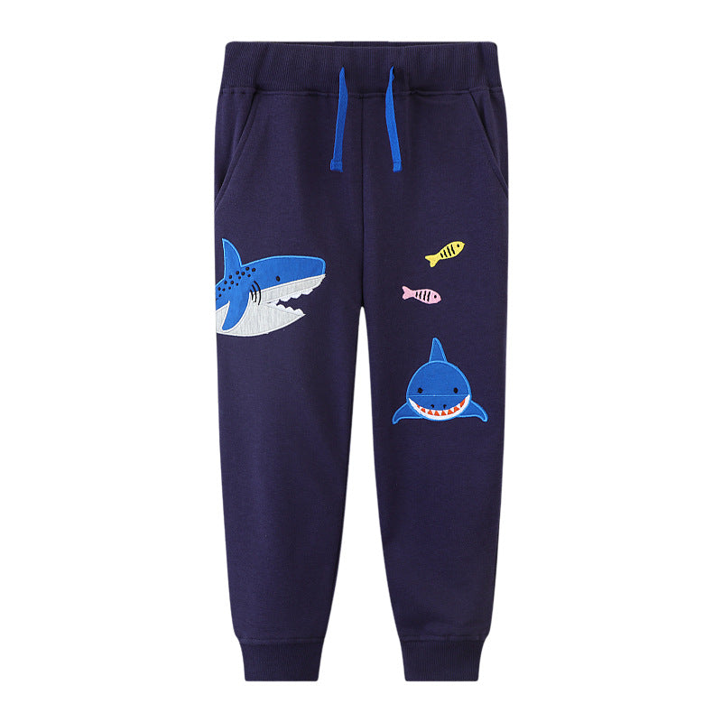 Childrens Sweatpants By Jumping Meters Dinosaurs Print Boys Girls Pants Autumn Spring Baby Trousers 7