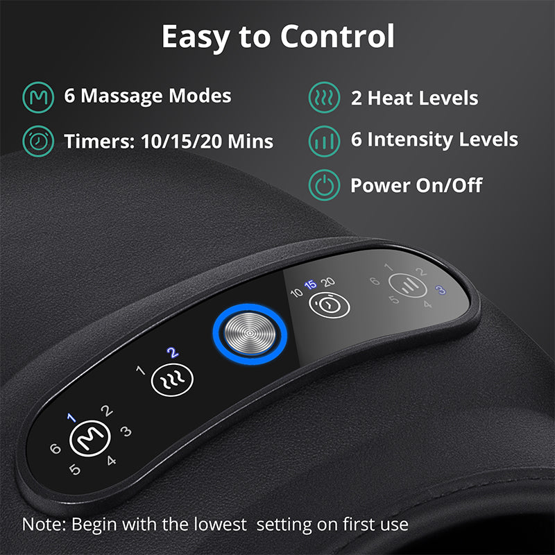 Air Compression Hand Massager Wireless Electric Palm Massager Finger Arthritis Relief Hot Compress