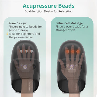 Air Compression Hand Massager Wireless Electric Palm Massager Finger Arthritis Relief Hot Compress