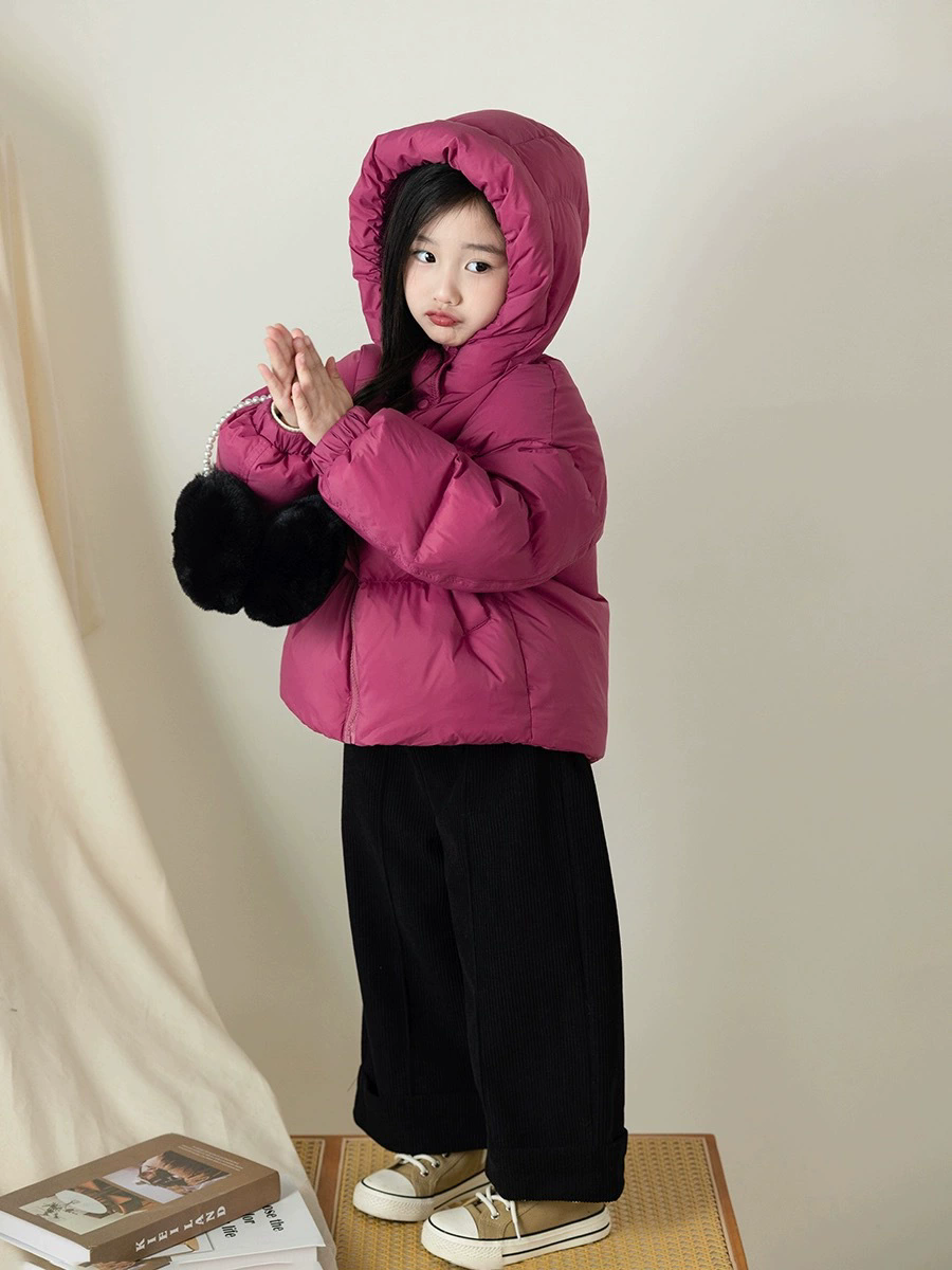 Baby Hooded Outerwear Winter Kids Warm Down Coats Autumn CottonPadded Jackets For Boys Girls Childr 2