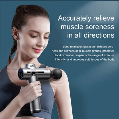 Neck Massager Body Massage Gun Deep Muscle Relax Electric Fitness Equipment Noise Reduction Male Fe 1