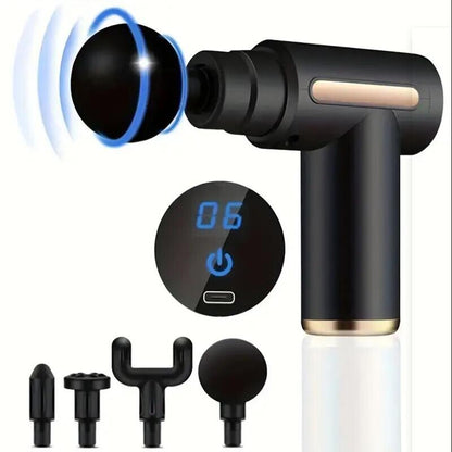 Neck Massager Body Massage Gun Deep Muscle Relax Electric Fitness Equipment Noise Reduction Male Fe 5