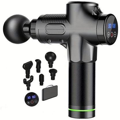 Neck Massager Body Massage Gun Deep Muscle Relax Electric Fitness Equipment Noise Reduction Male Fe 4
