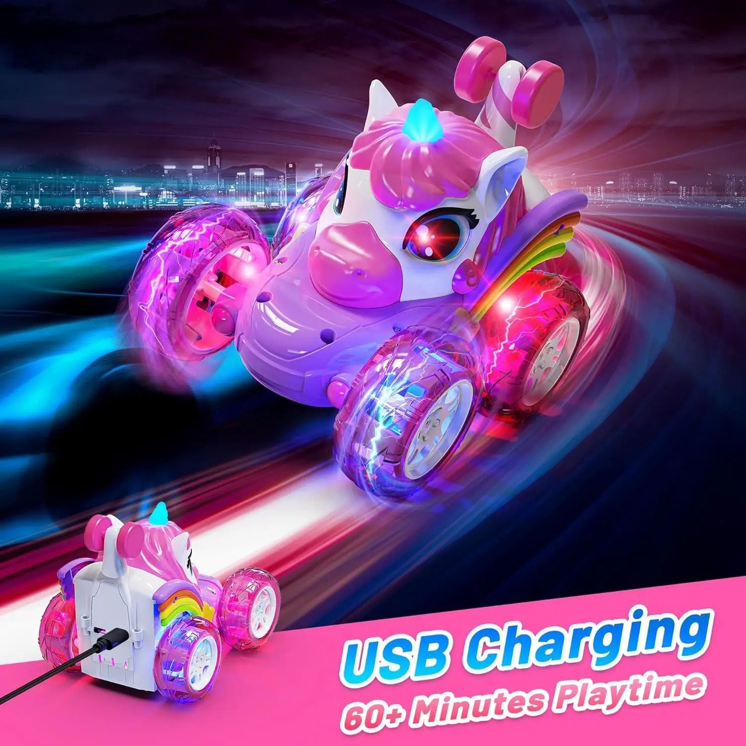 Unicorn Remote Control Fun RC Car Toy 1