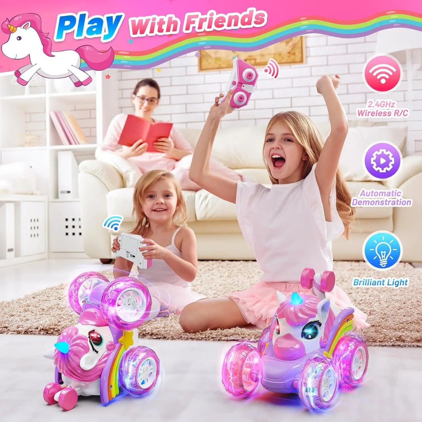 Unicorn Remote Control Fun RC Car Toy 2