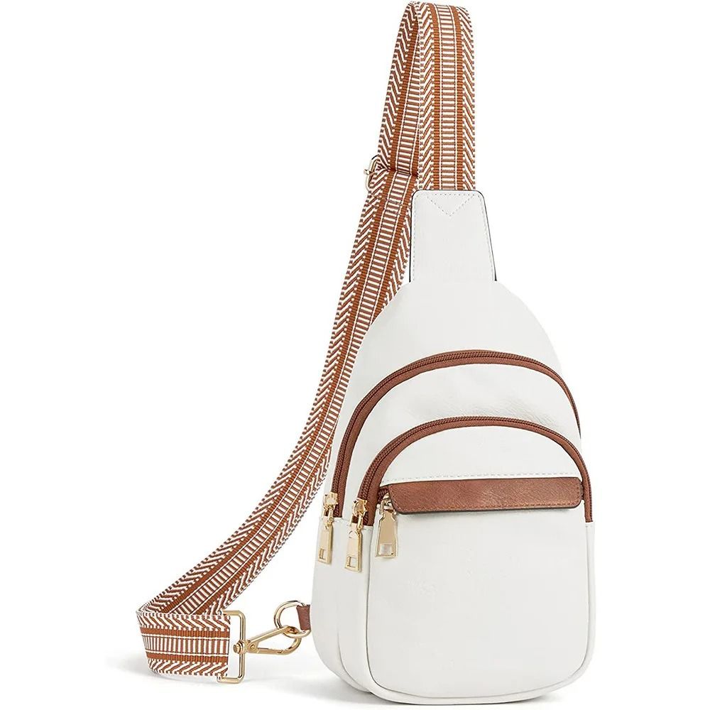 Large Capacity PU Chest Bag For Women Single Shoulder Crossbody 3