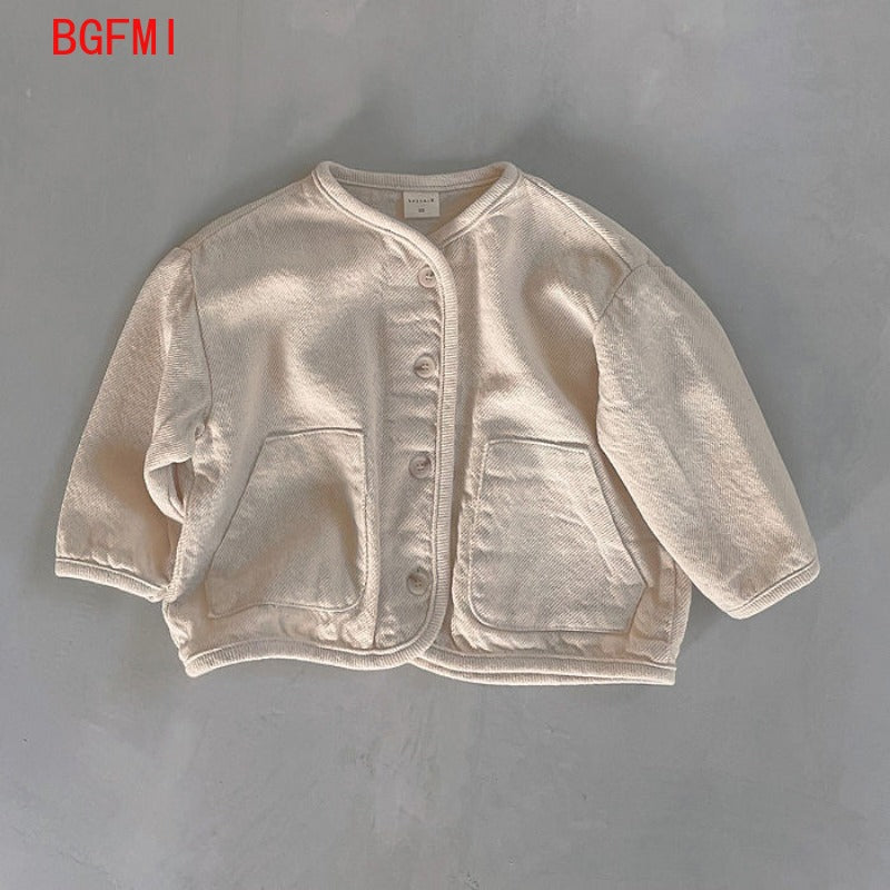 Baby Boy Girl Korean Fashion Cotton Denim Jacket Toddler Jean Coat Casual Outwear For Kids Lightwei 4