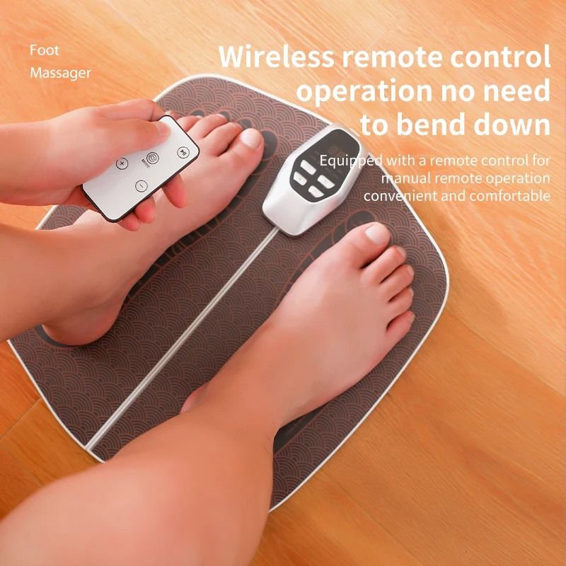 EMS Foot Massager Pad With USB Charging And Remote Control 2
