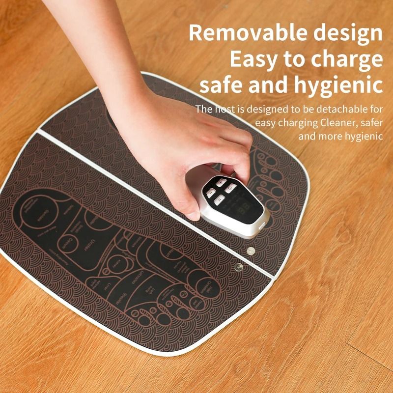 EMS Foot Massager Pad With USB Charging And Remote Control 3
