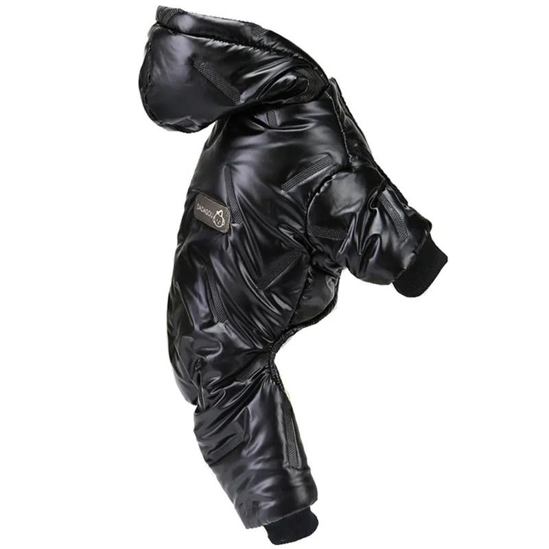 Waterproof Winter Dog Jumpsuit With Hood 10