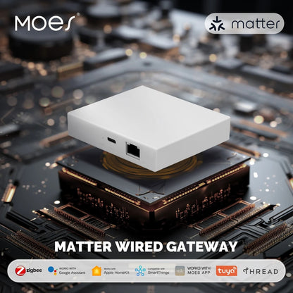 MOES Tuya Zigbee Matter Thread Gateway Smart Home Hub Bridge