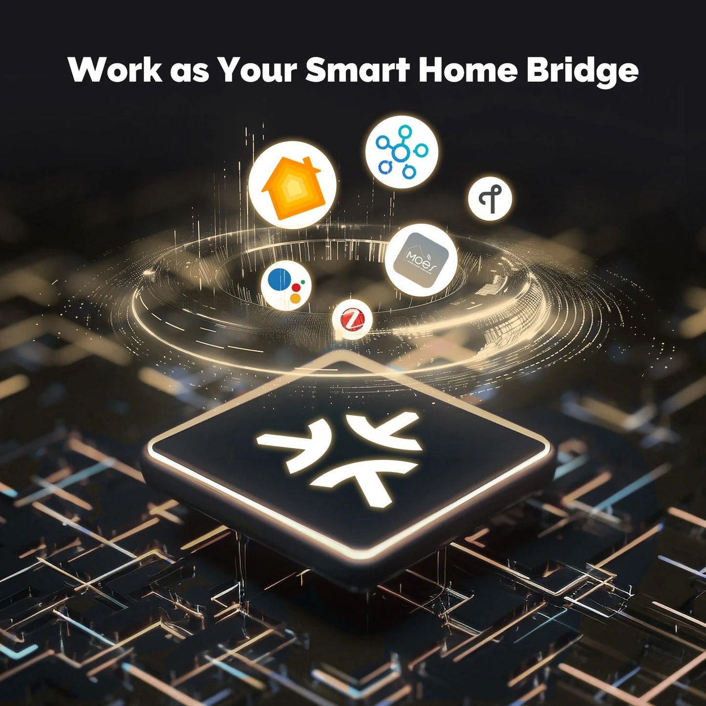 MOES Tuya Zigbee Matter Thread Gateway Smart Home Hub Bridge 1