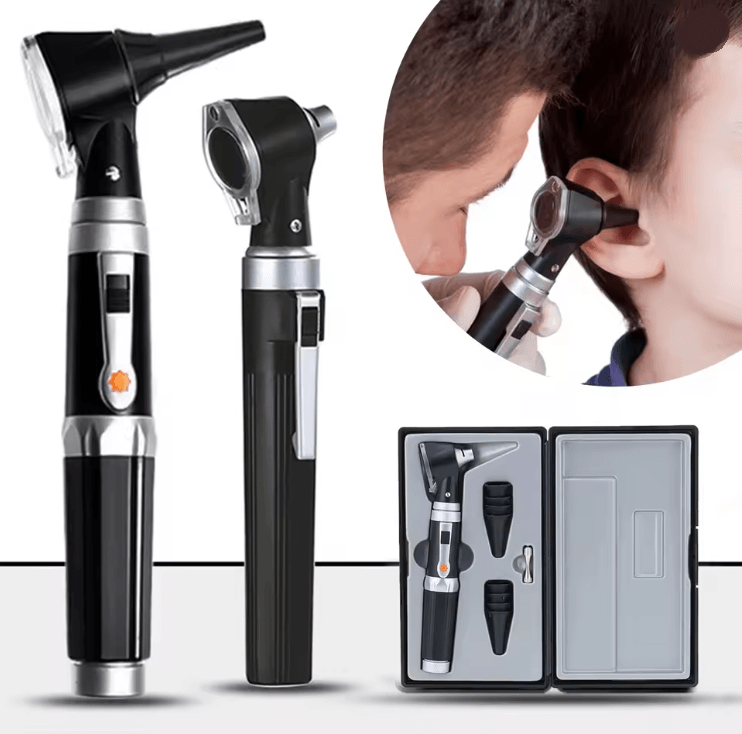 Professional Otoscope with Light for Ear Examination and Infection Detection