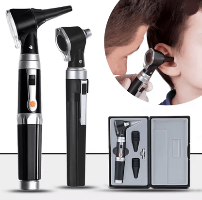 Professional Otoscope with Light for Ear Examination and Infection Detection