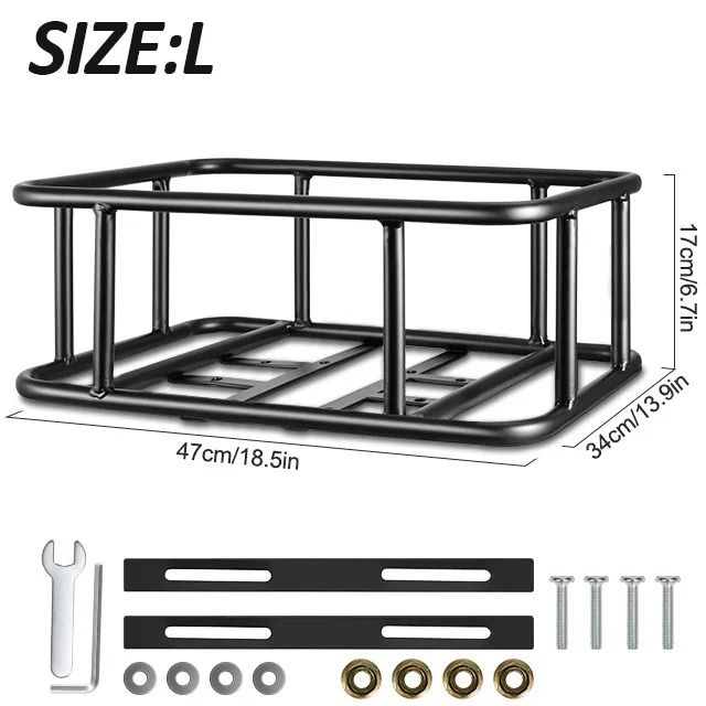 E Bike Cargo Rack Bag And Rear Basket Set 10